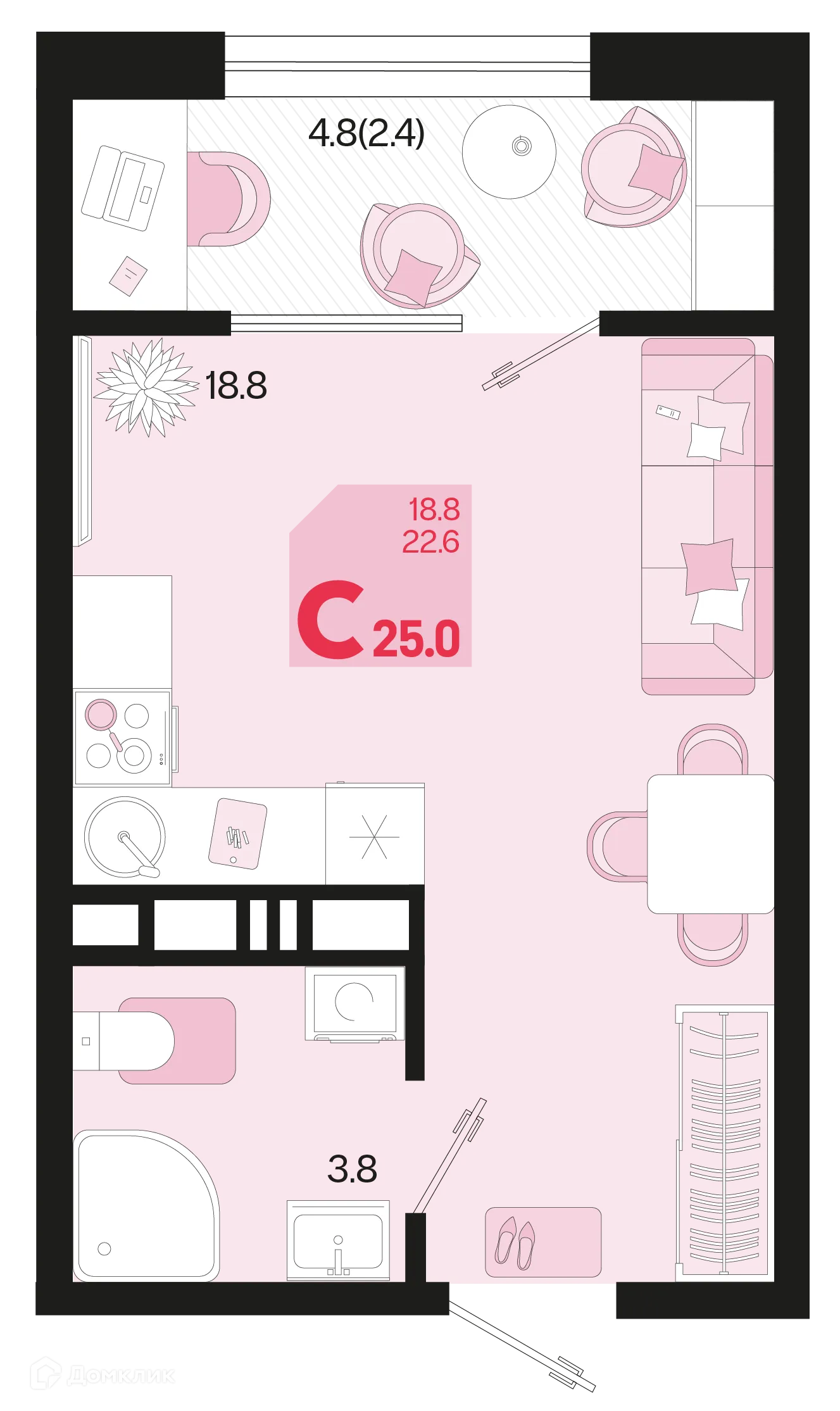 Фото квартиры в ЖК Первое место