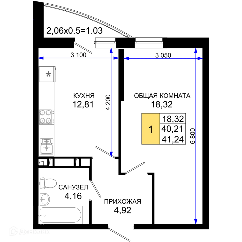 Фото квартиры в ЖК "Лучший"