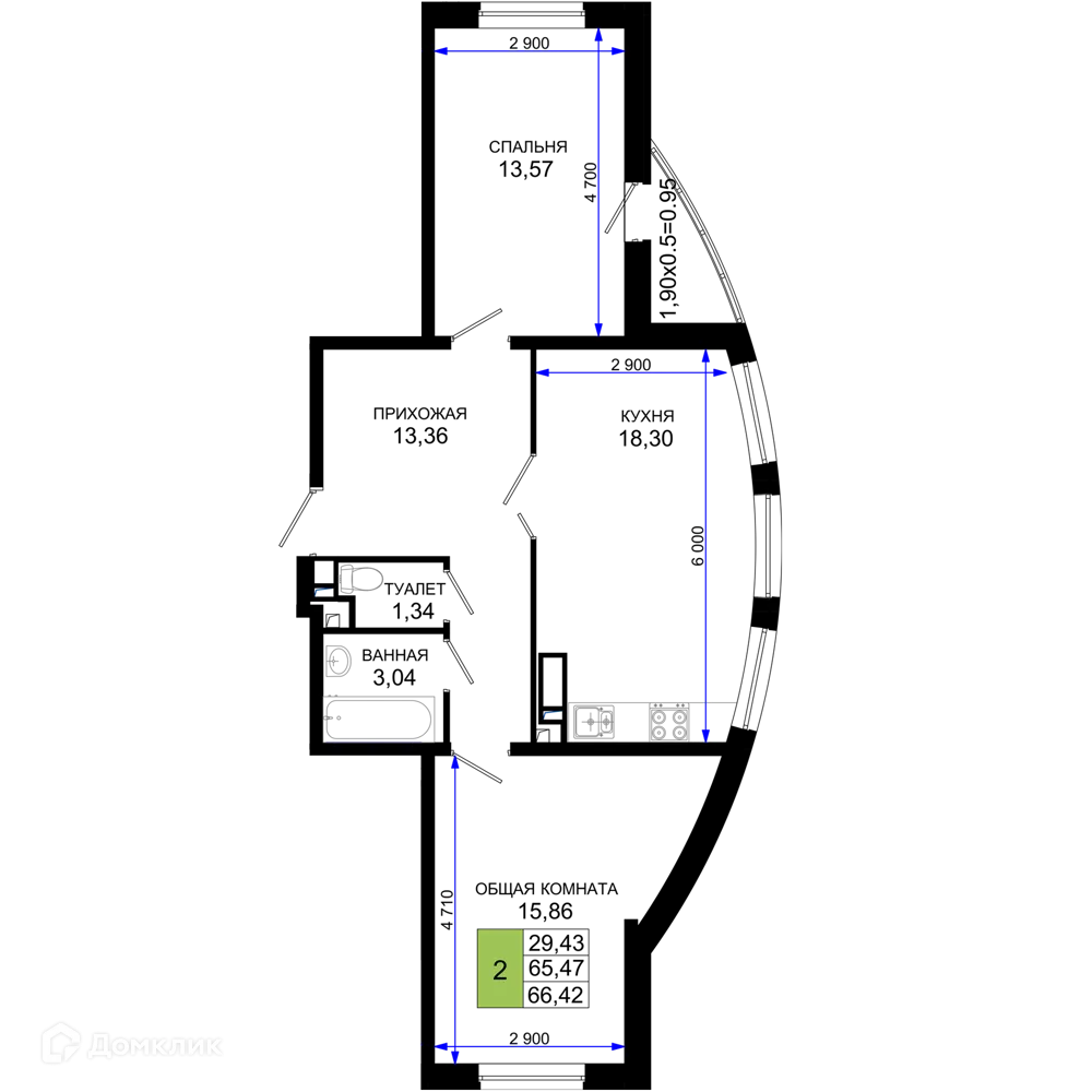 Фото квартиры в ЖК "Лучший"