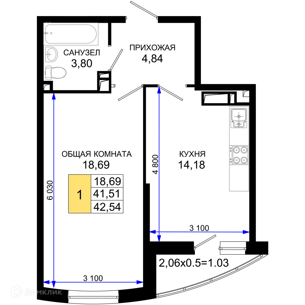 Фото квартиры в ЖК "Лучший"