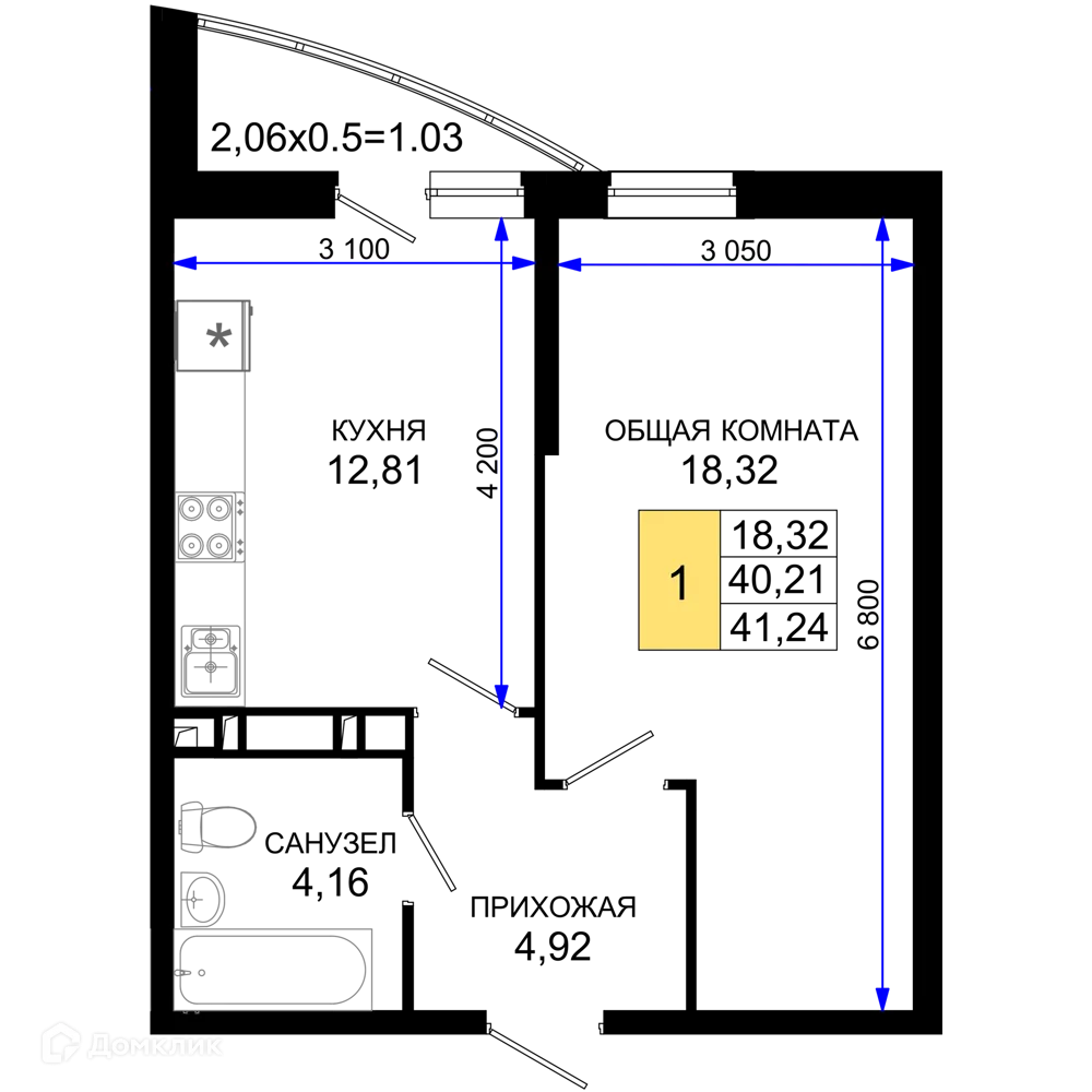 Фото квартиры в ЖК "Лучший"