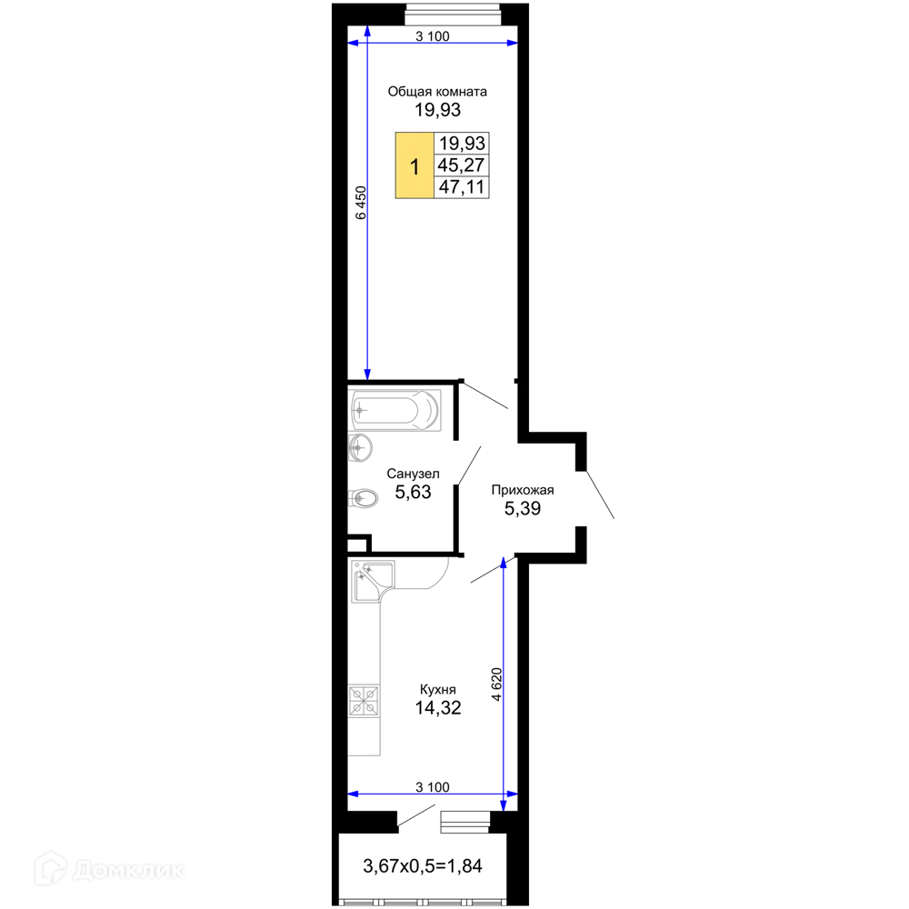 Фото квартиры в ЖК "Лучший"