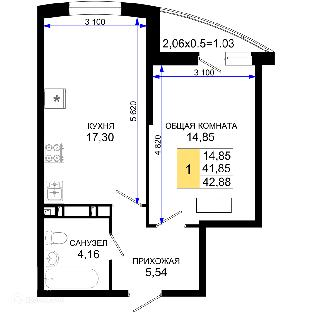 Фото квартиры в ЖК "Лучший"