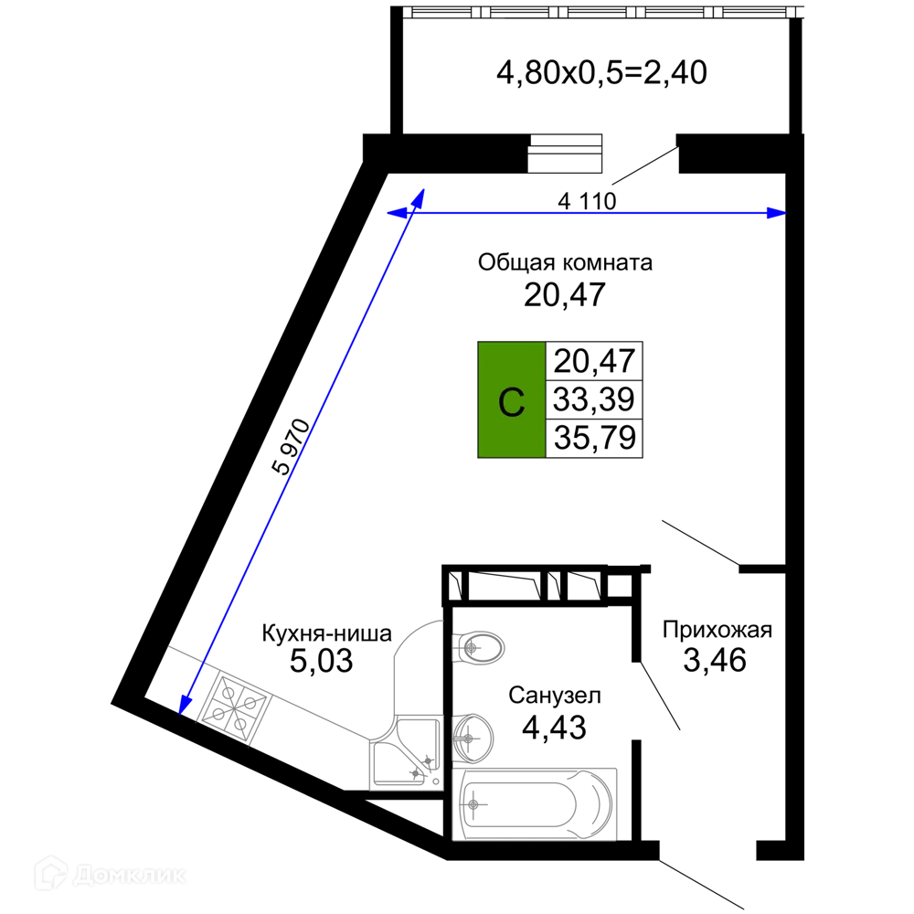 Фото квартиры в ЖК "Лучший"