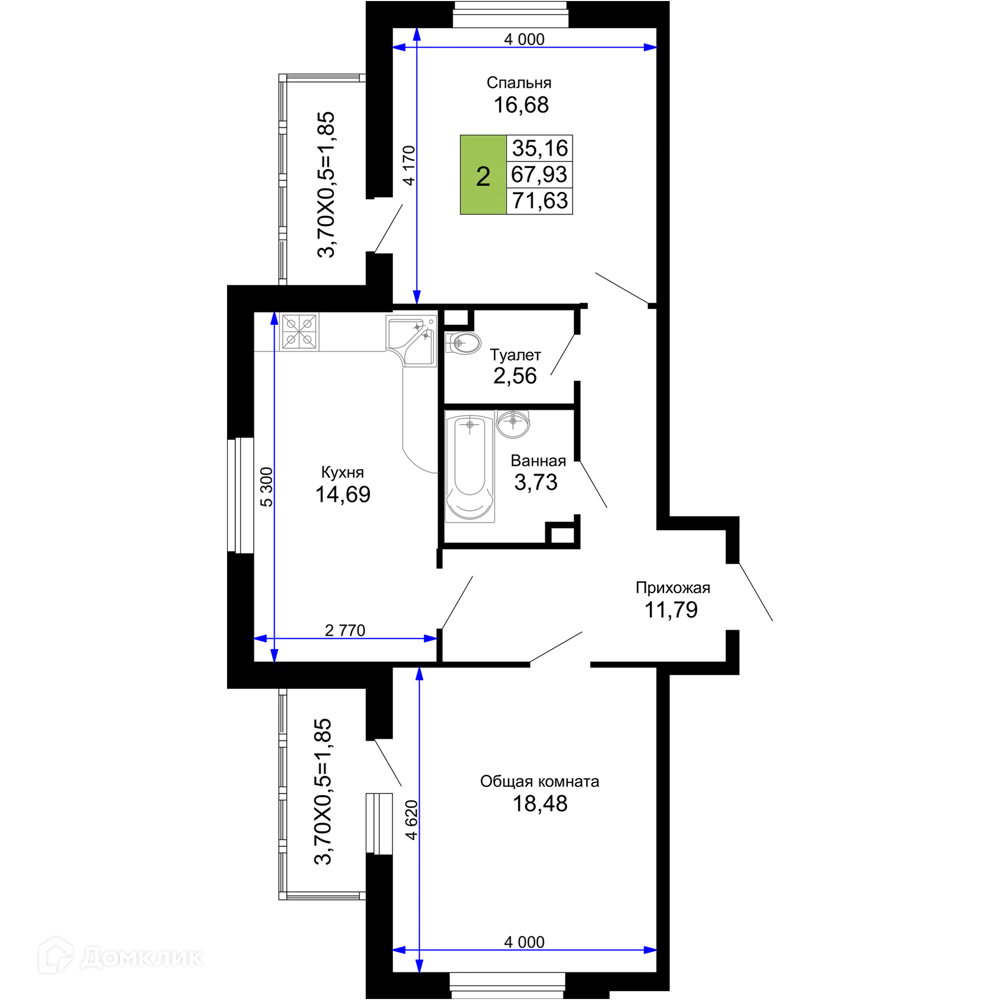 Фото квартиры в ЖК "Лучший"