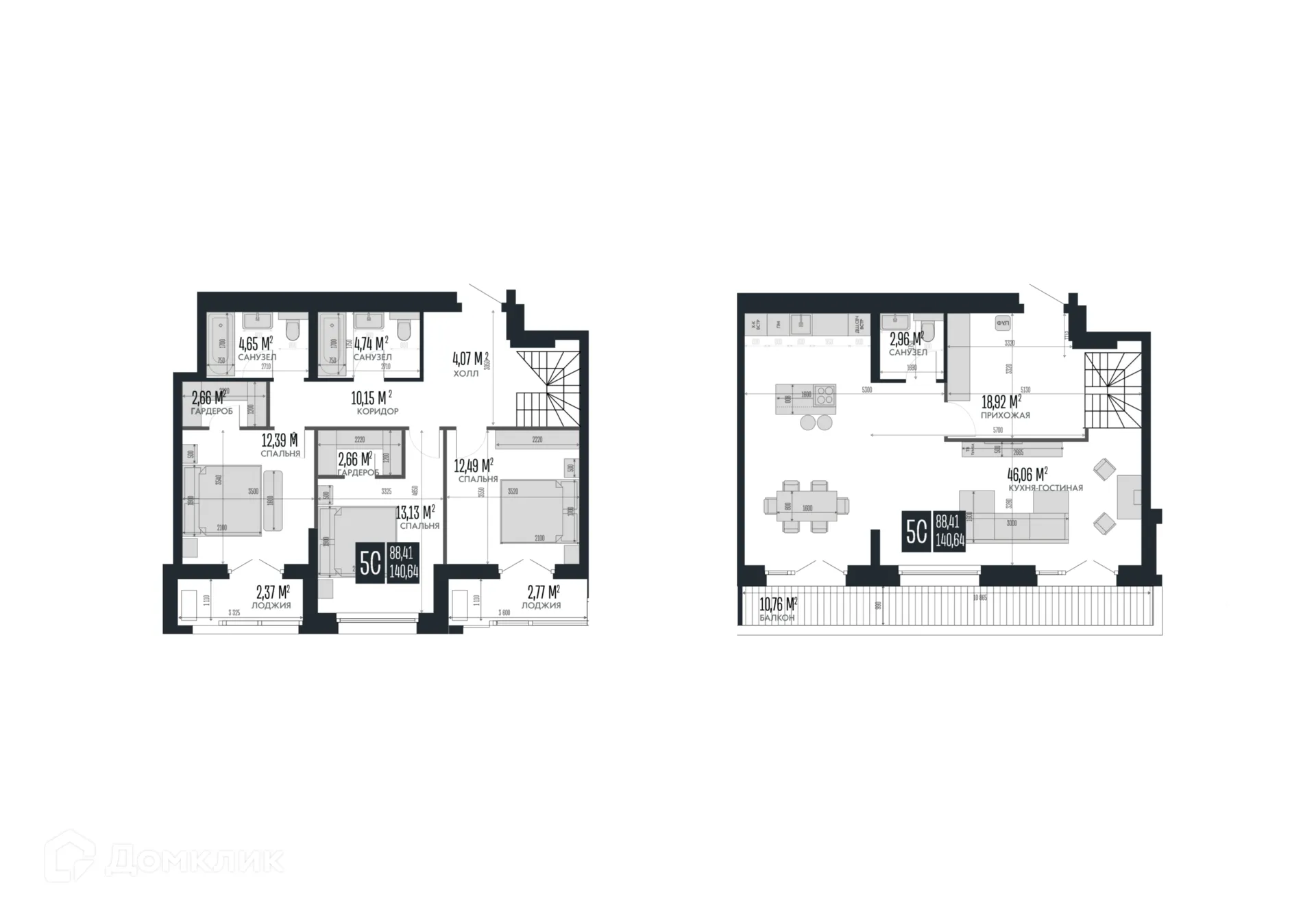 Фото квартиры в ЖК Opera Residence (Опера Резиденс)