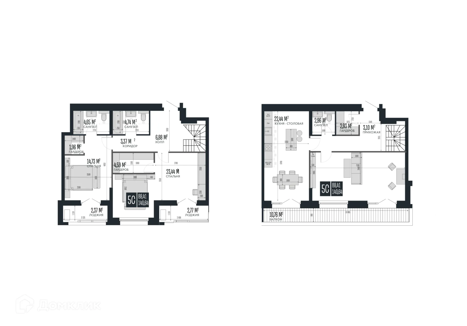 Фото квартиры в ЖК Opera Residence (Опера Резиденс)