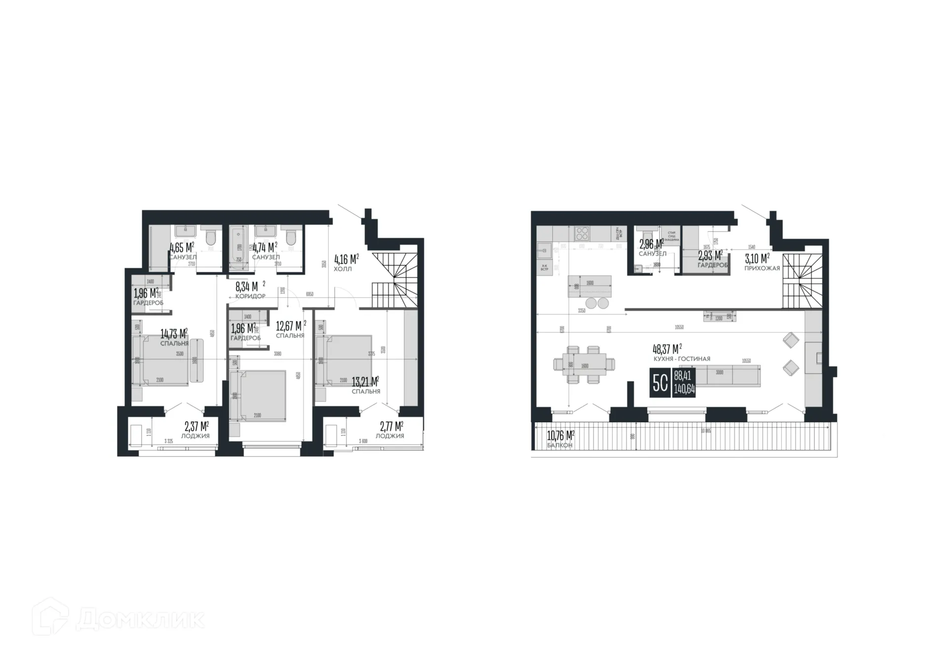 Фото квартиры в ЖК Opera Residence (Опера Резиденс)