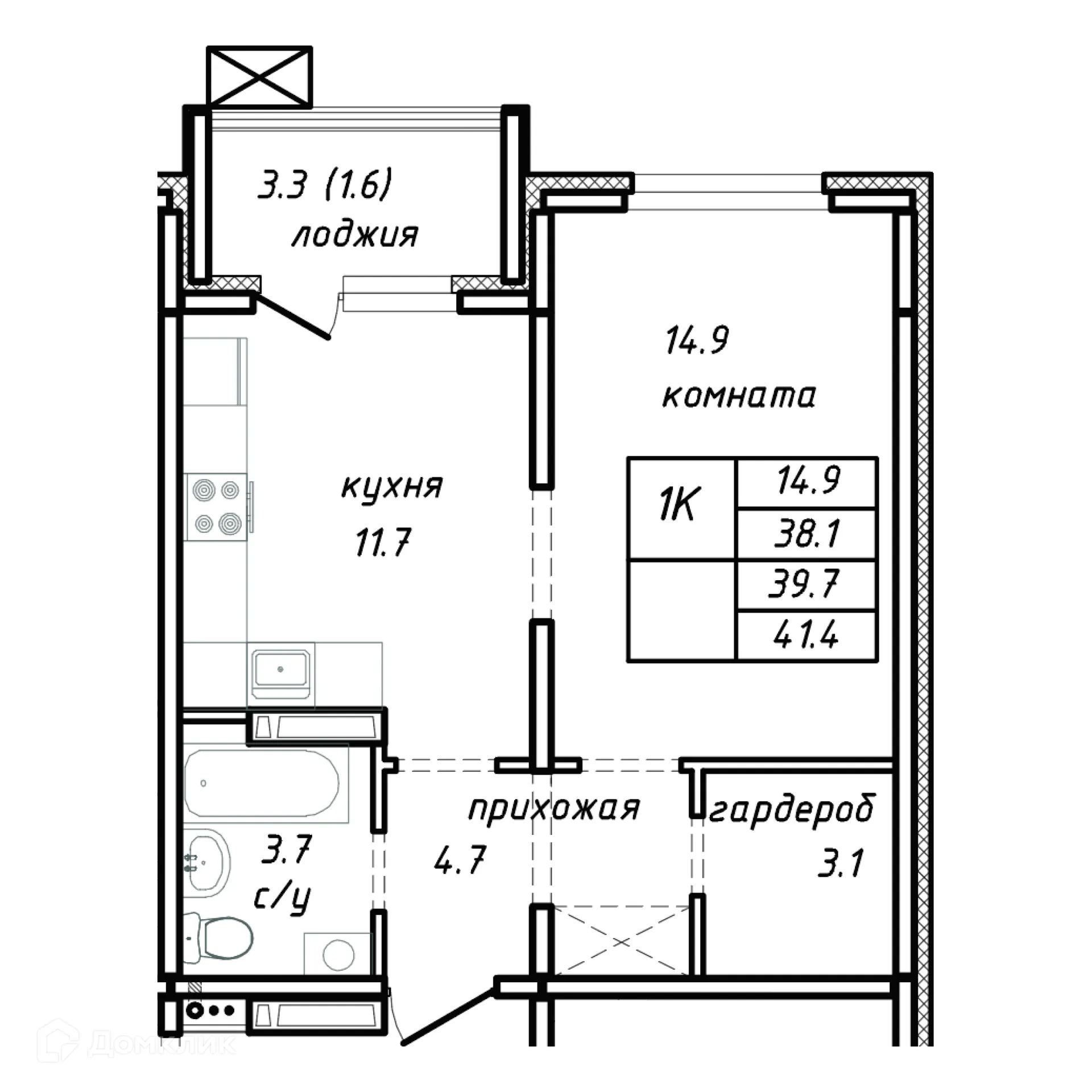 Фото квартиры в ЖК КОЛОС
