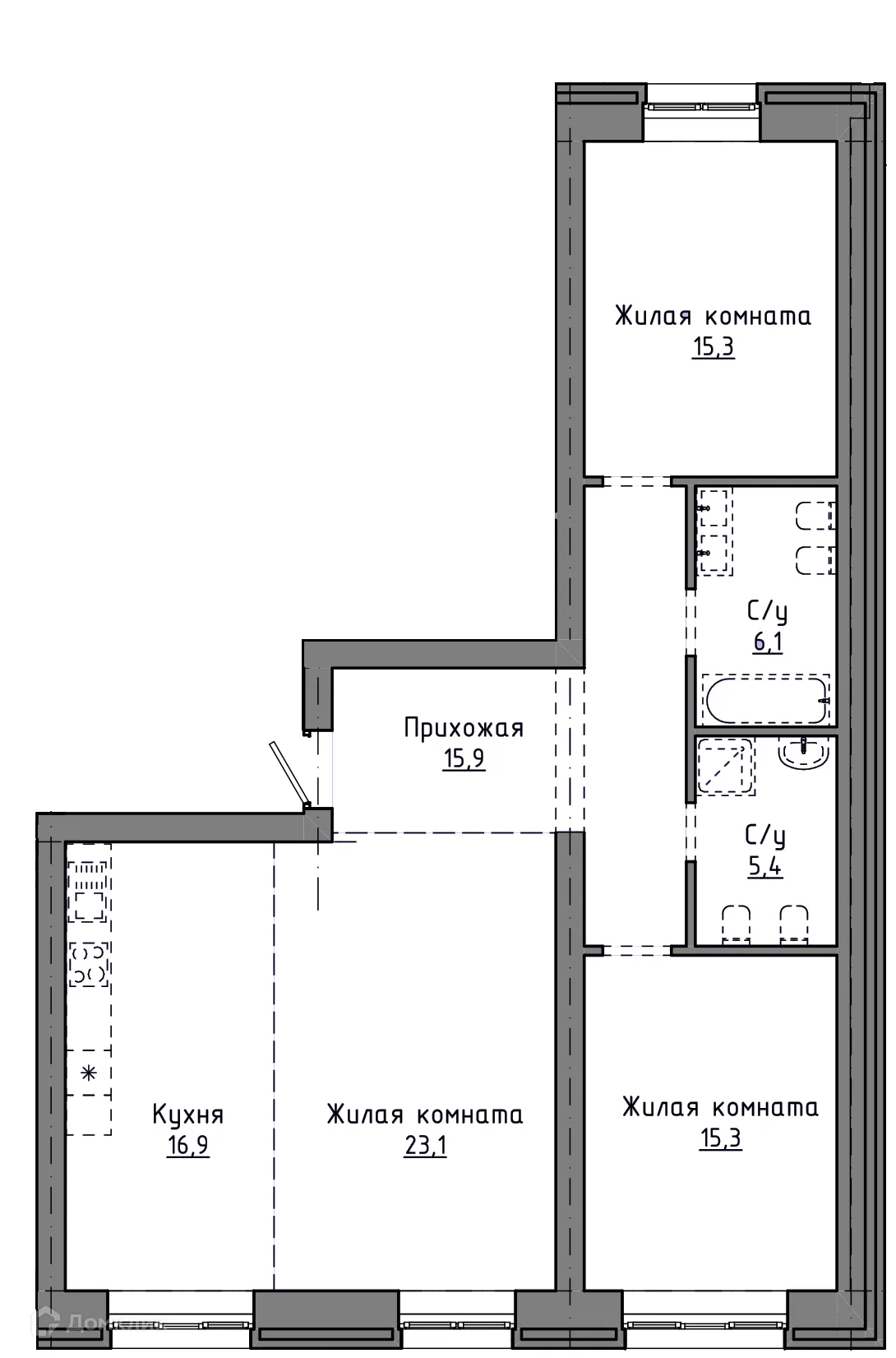 Фото квартиры в ЖК Ренессанс