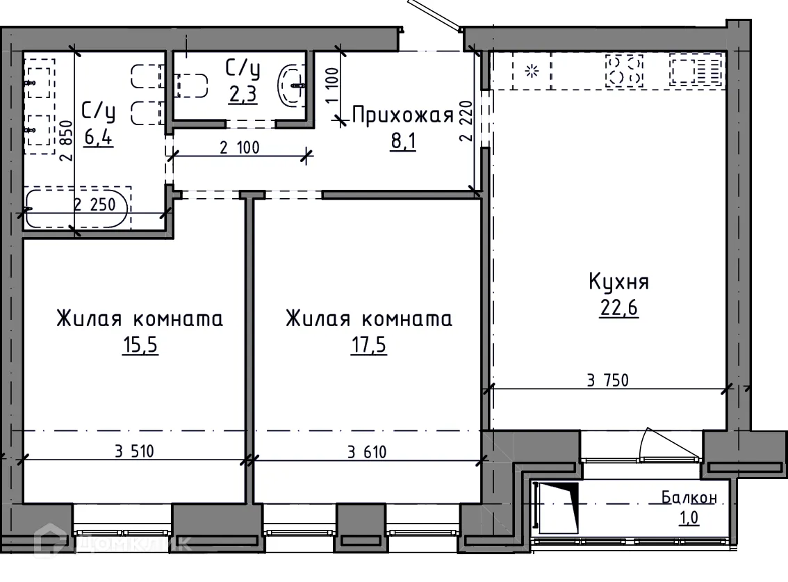 Фото квартиры в ЖК Ренессанс