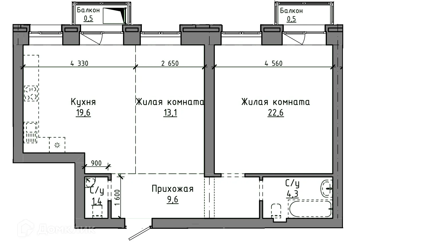 Фото квартиры в ЖК Ренессанс