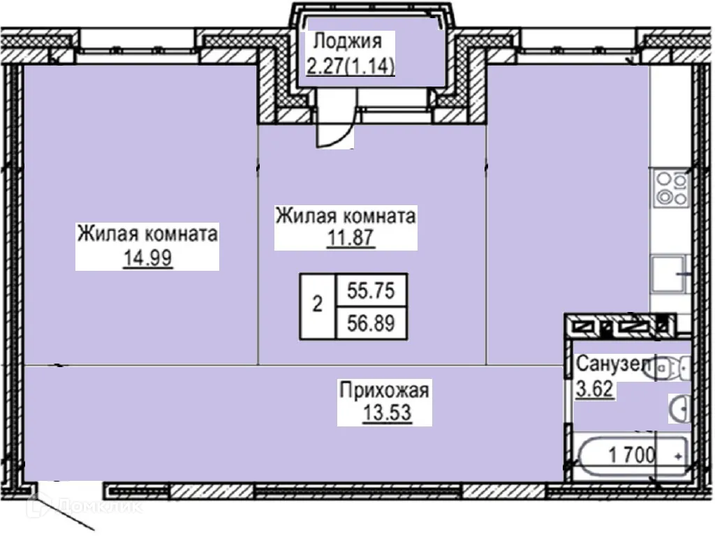 Фото квартиры в ЖК РЕНОВАЦИЯ