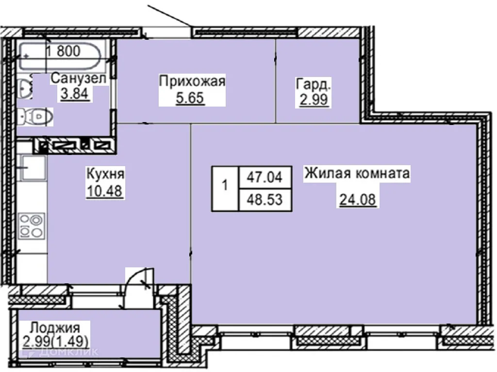 Фото квартиры в ЖК РЕНОВАЦИЯ