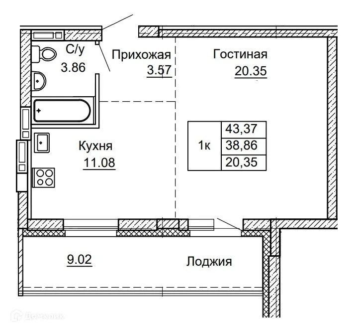 Фото квартиры в ЖК Базис Строй