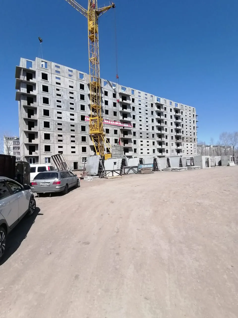 ЖК Дом в 6 мкр по пр Фадеева ход строительства