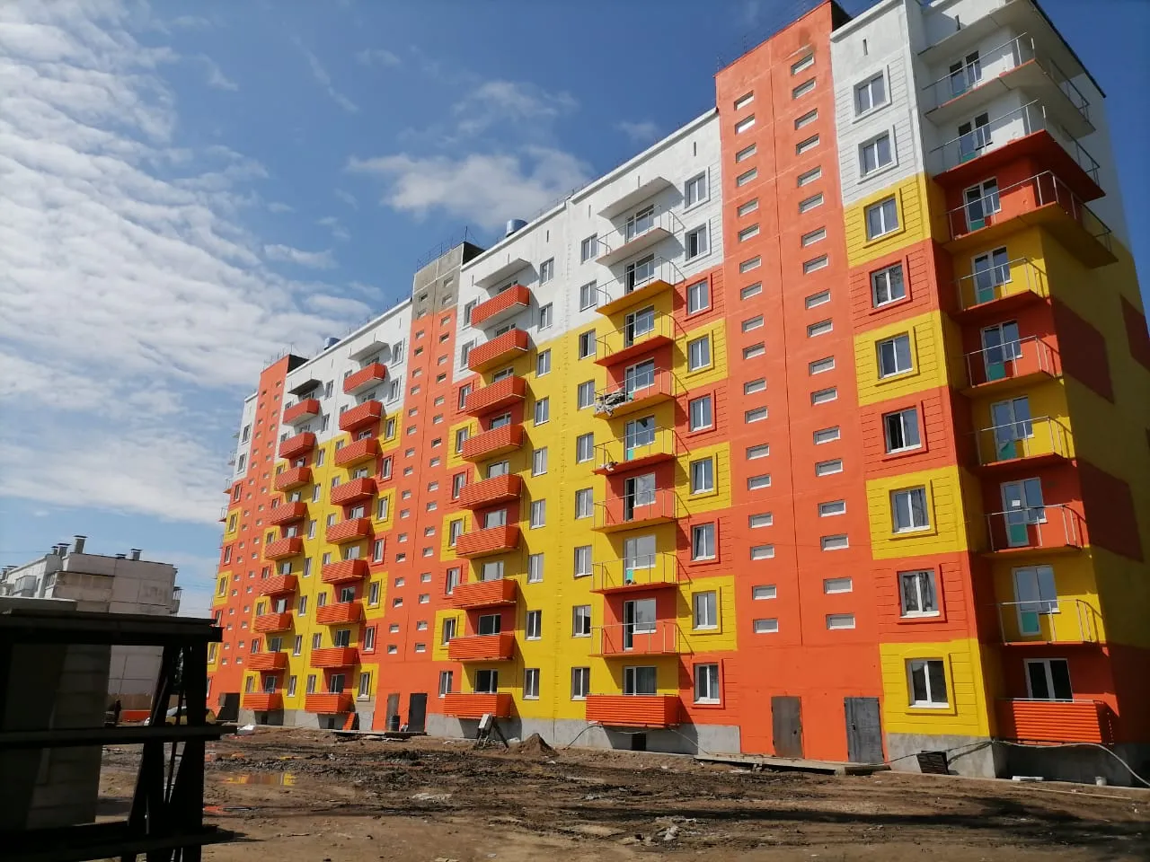 ЖК Дом в 6 мкр по пр Фадеева ход строительства