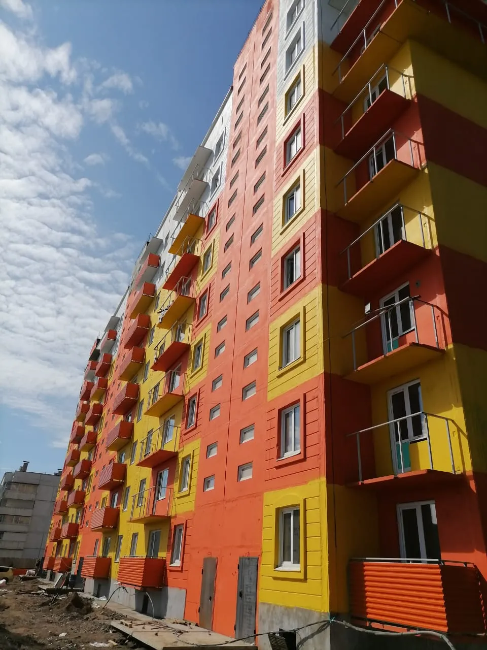 ЖК Дом в 6 мкр по пр Фадеева ход строительства