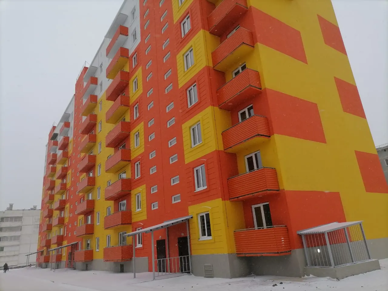 ЖК Дом в 6 мкр по пр Фадеева ход строительства