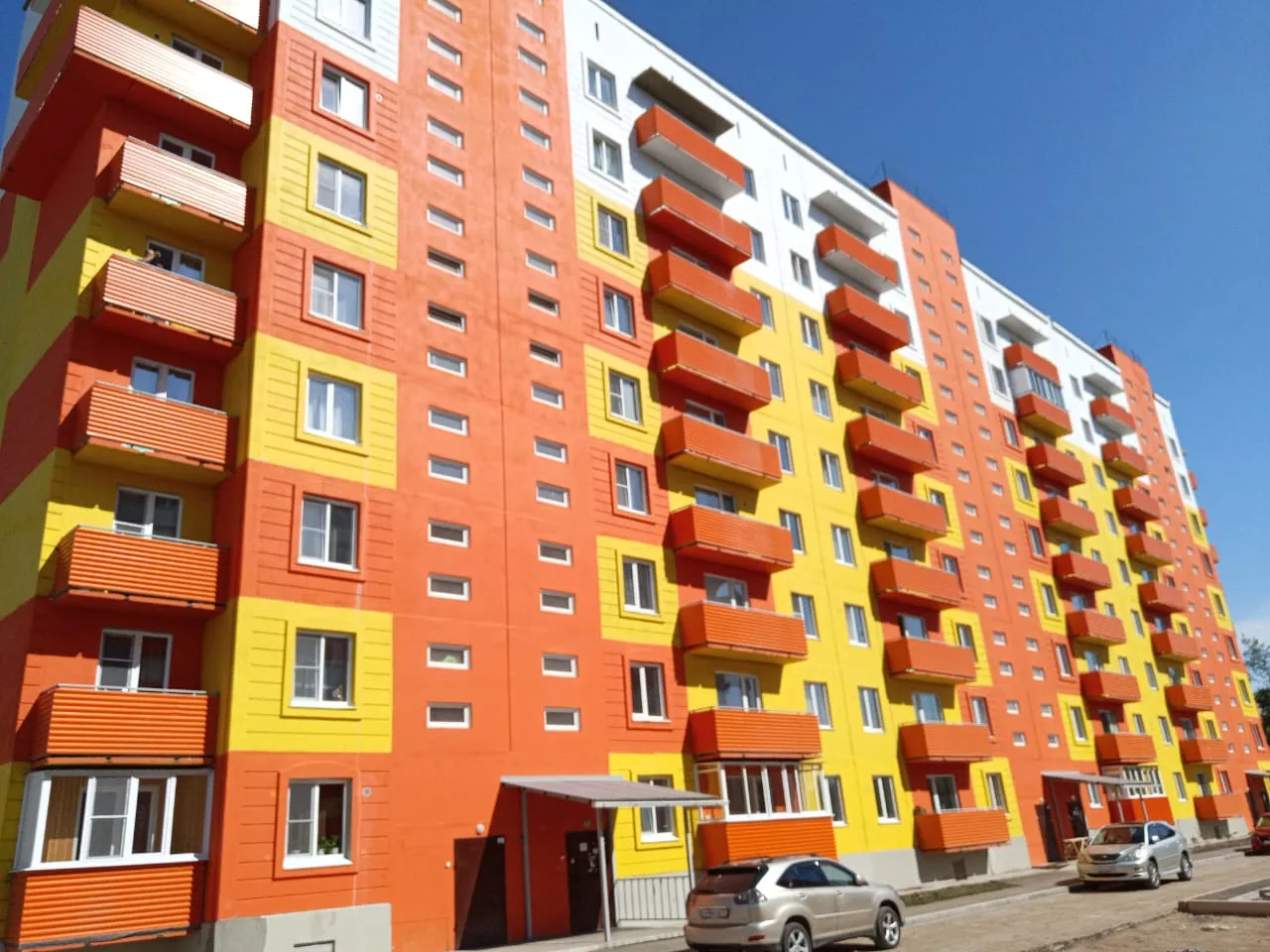 ЖК Дом в 6 мкр по пр Фадеева ход строительства