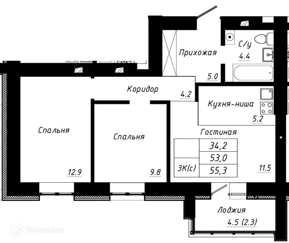 Фото квартиры в ЖК ПРАЙМ