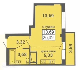 Фото квартиры в ЖК СТЕЛС