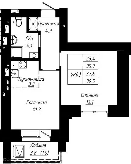 Фото квартиры в ЖК Современник