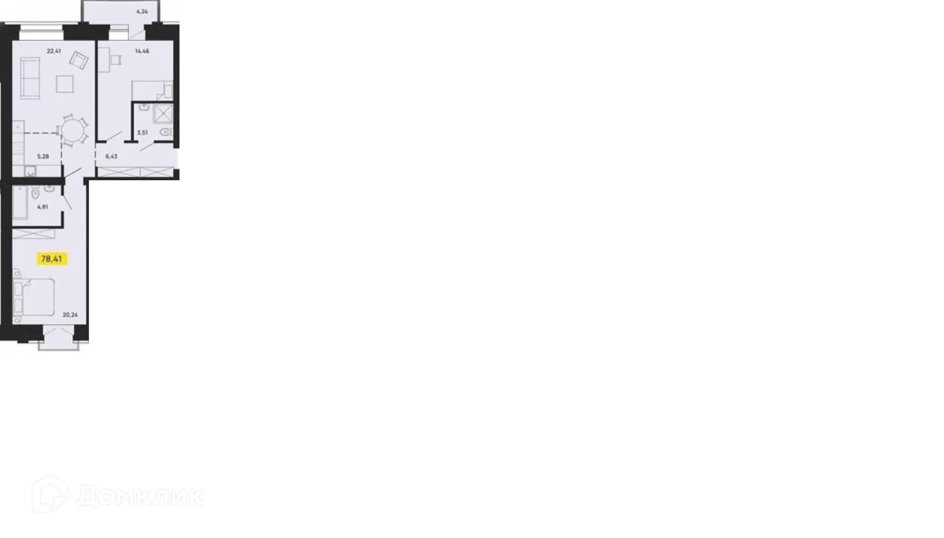 Фото квартиры в ЖК Солярис