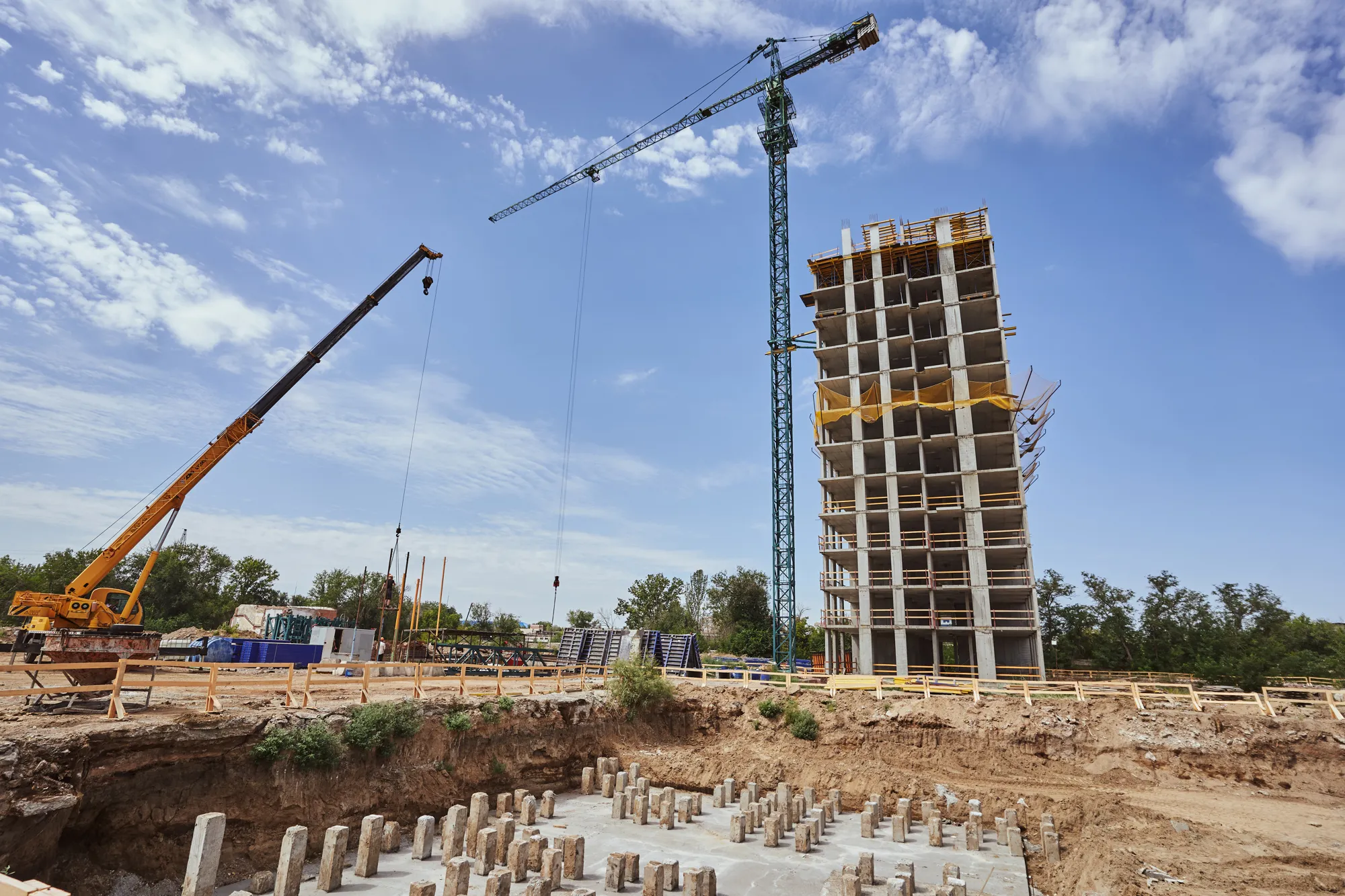 ЖК Жилой район Зеленые кварталы ход строительства