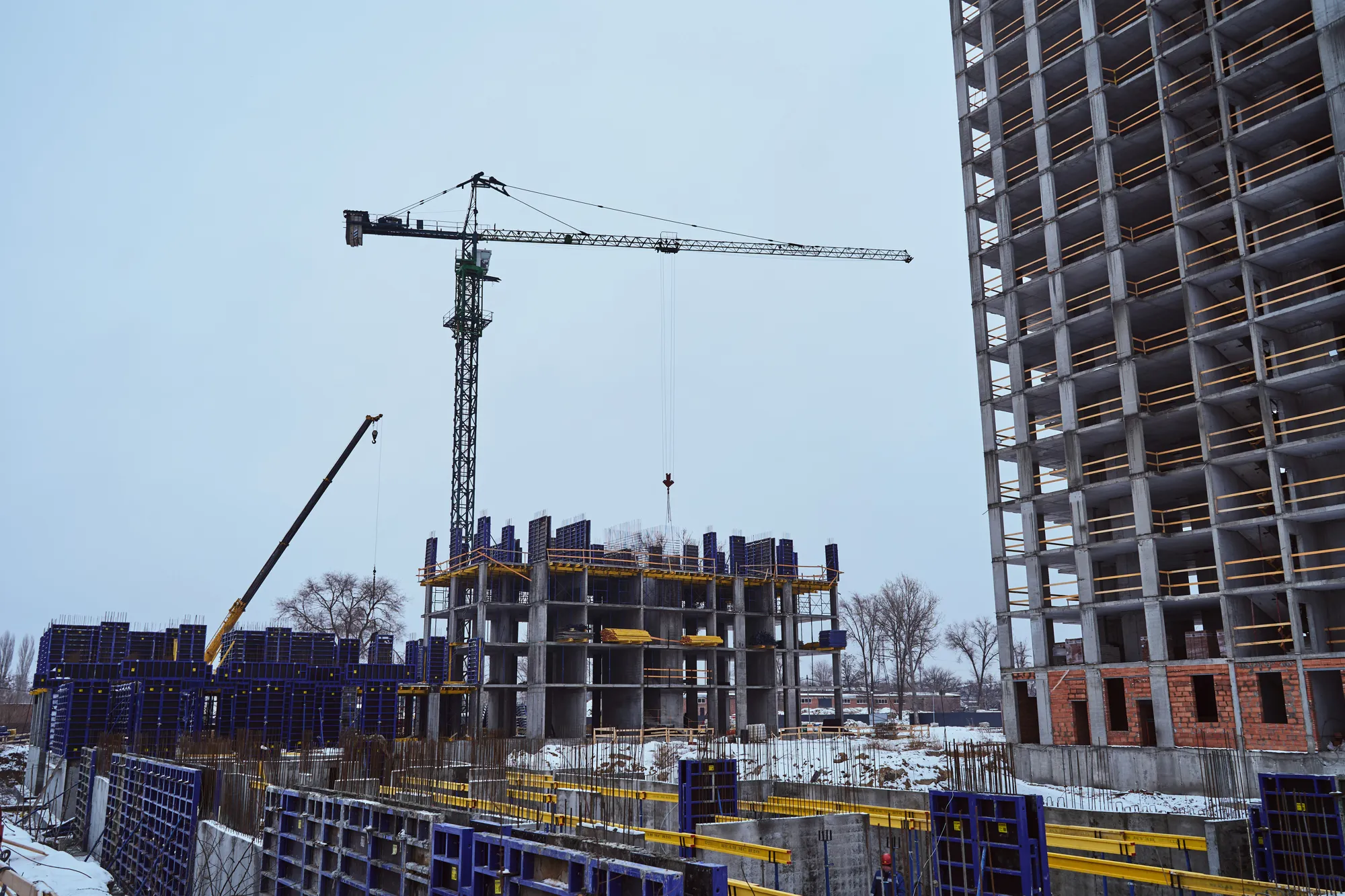 ЖК Жилой район Зеленые кварталы ход строительства