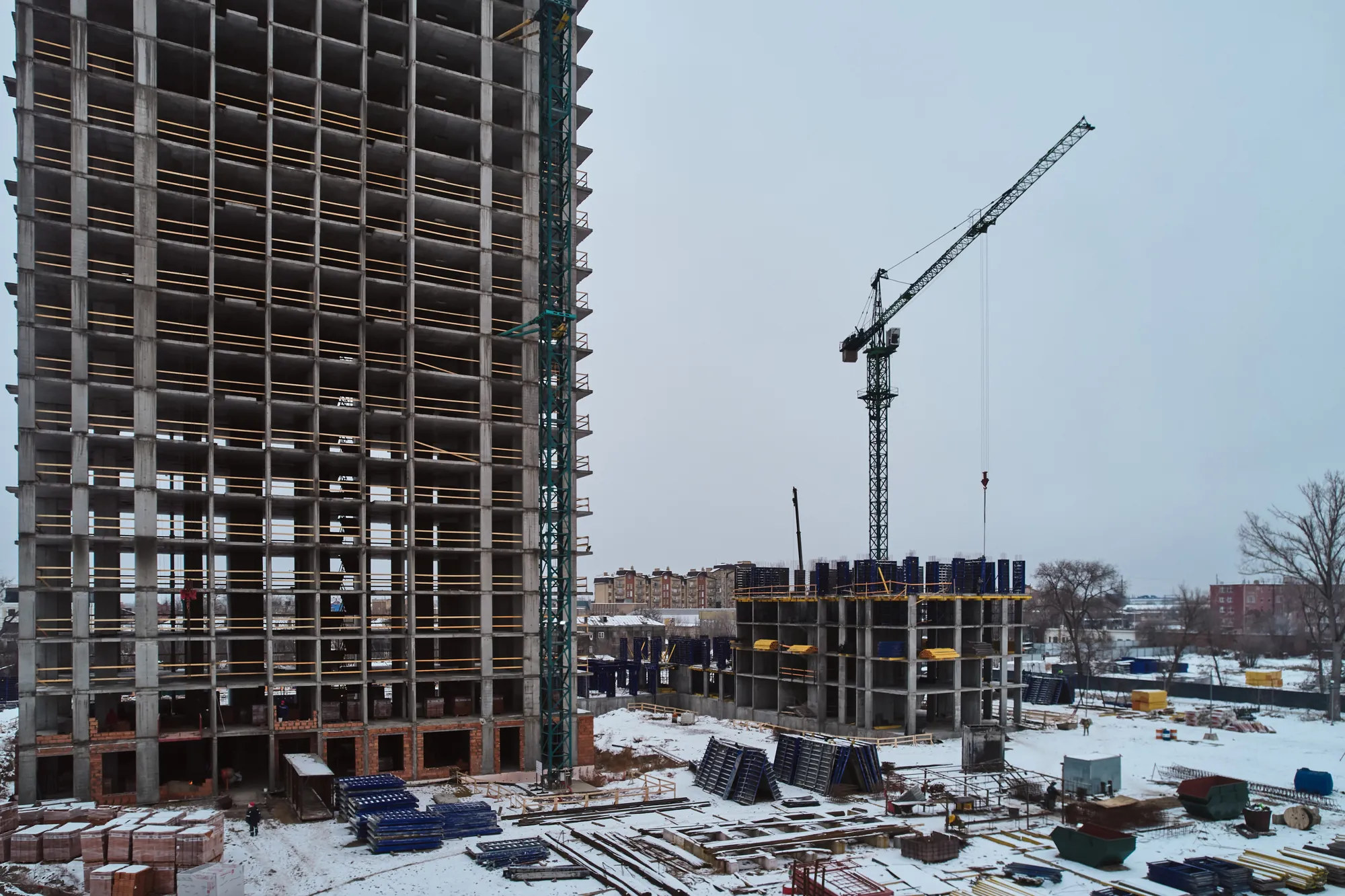 ЖК Жилой район Зеленые кварталы ход строительства