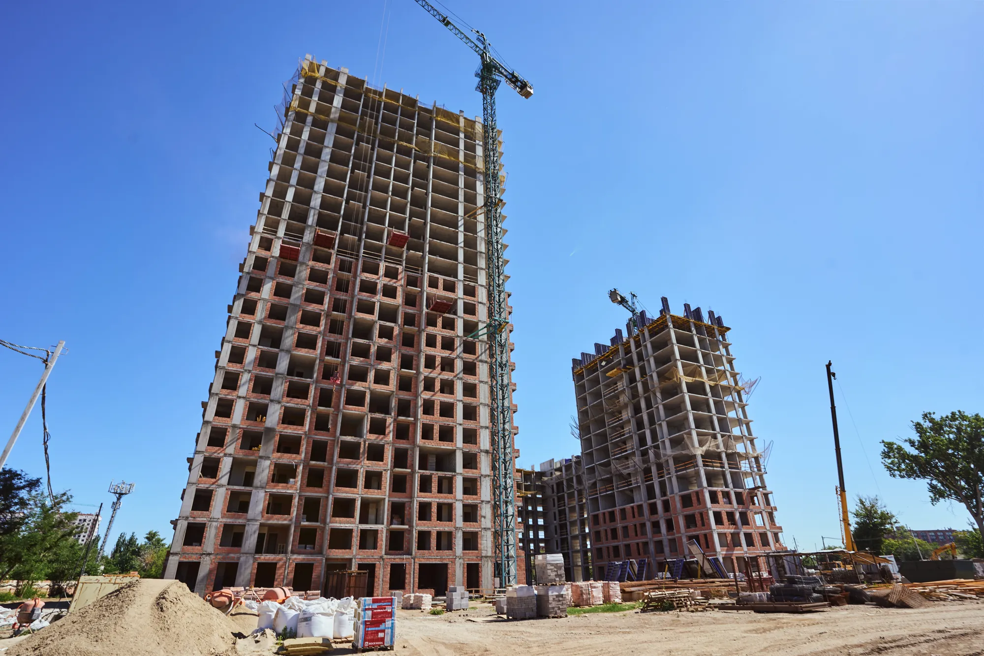 ЖК Жилой район Зеленые кварталы ход строительства