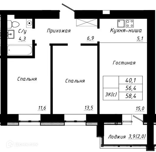 Фото квартиры в ЖК ПРАЙМ