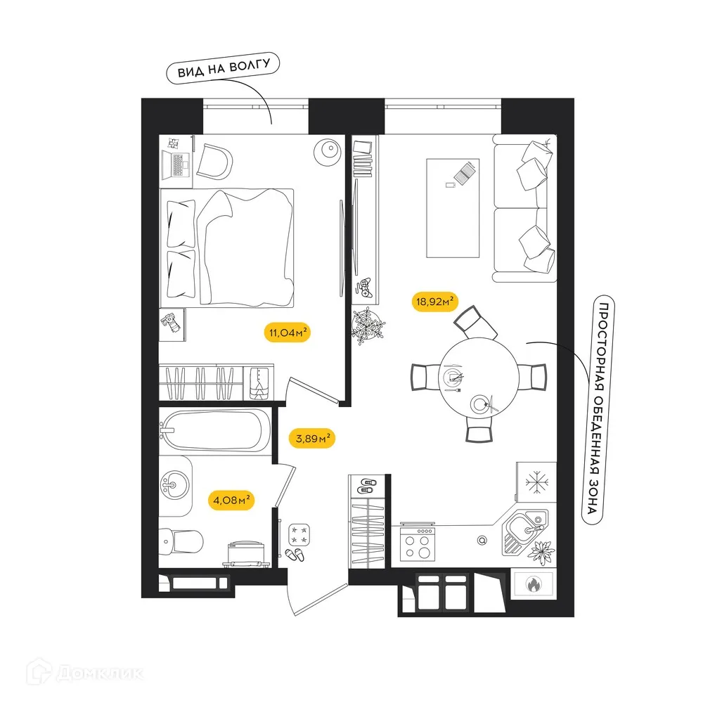 Фото квартиры в ЖК ПИПЛ