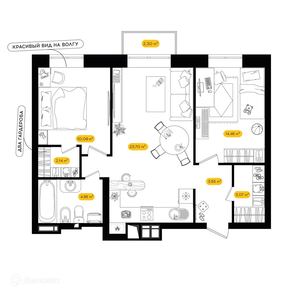 Фото квартиры в ЖК ПИПЛ