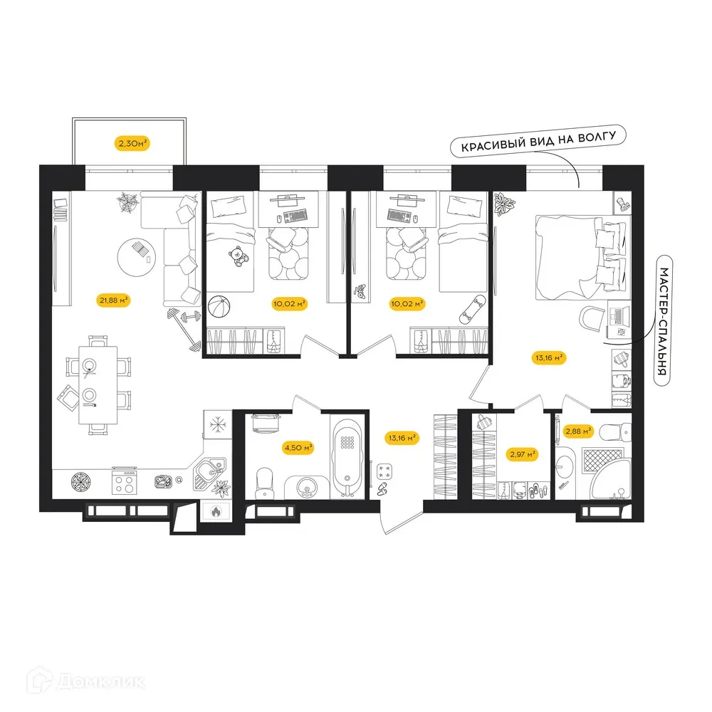 Фото квартиры в ЖК ПИПЛ
