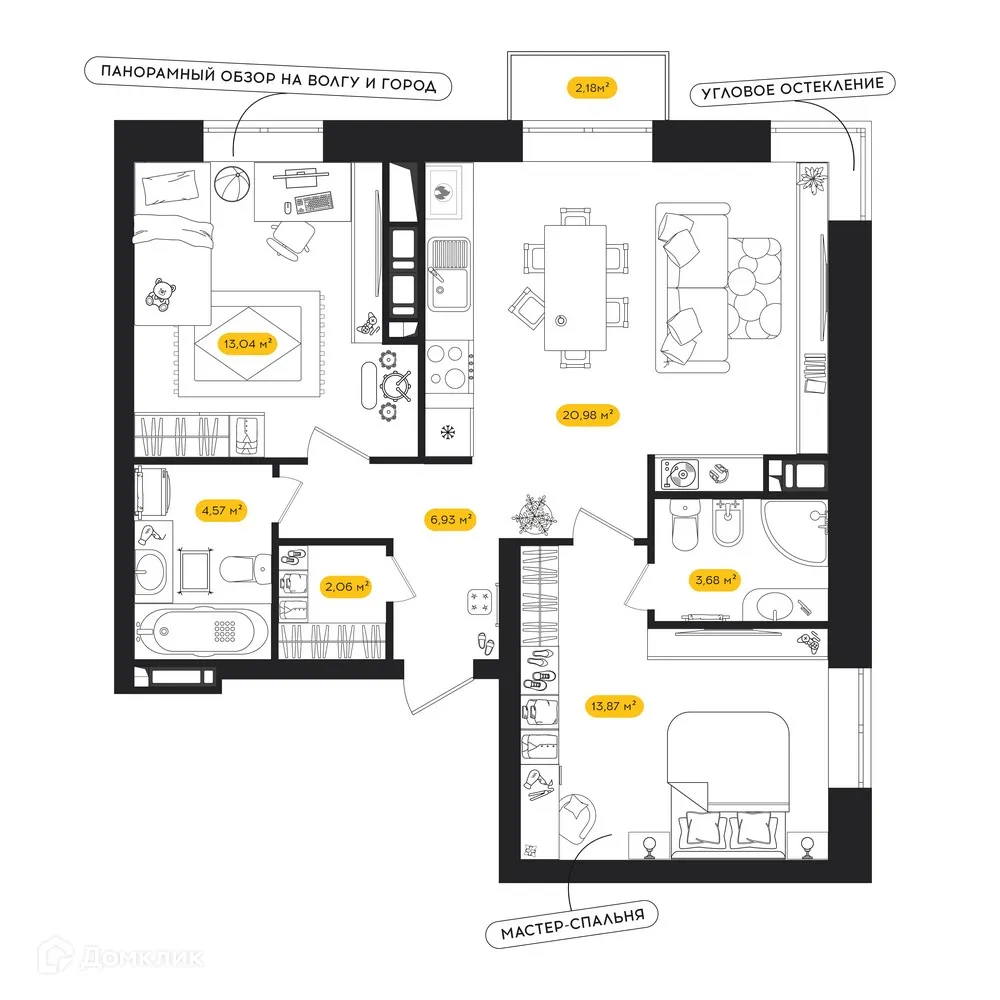 Фото квартиры в ЖК ПИПЛ