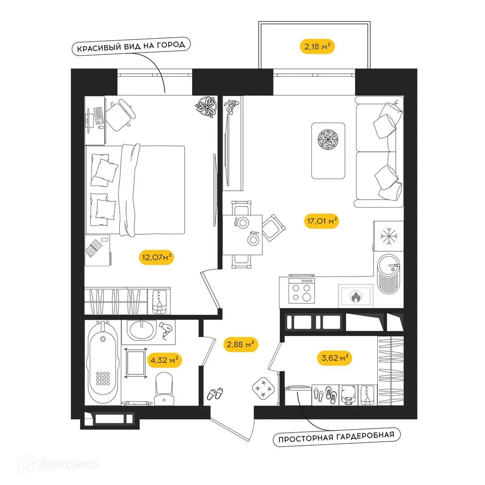 Фото квартиры в ЖК ПИПЛ