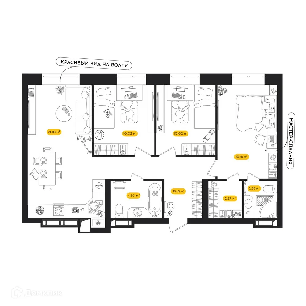 Фото квартиры в ЖК ПИПЛ