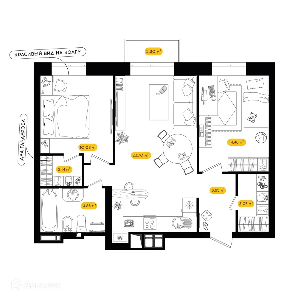 Фото квартиры в ЖК ПИПЛ