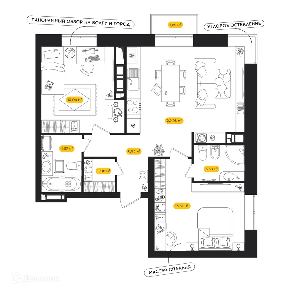Фото квартиры в ЖК ПИПЛ