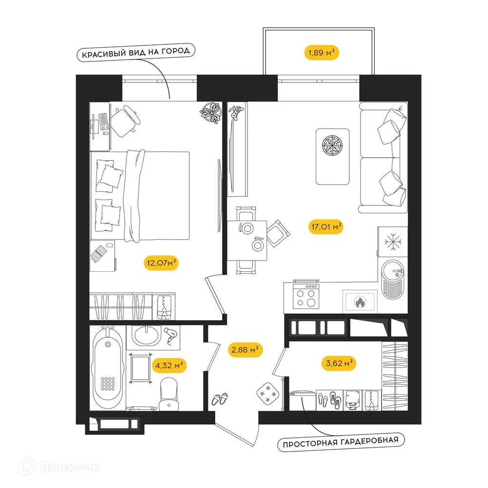 Фото квартиры в ЖК ПИПЛ