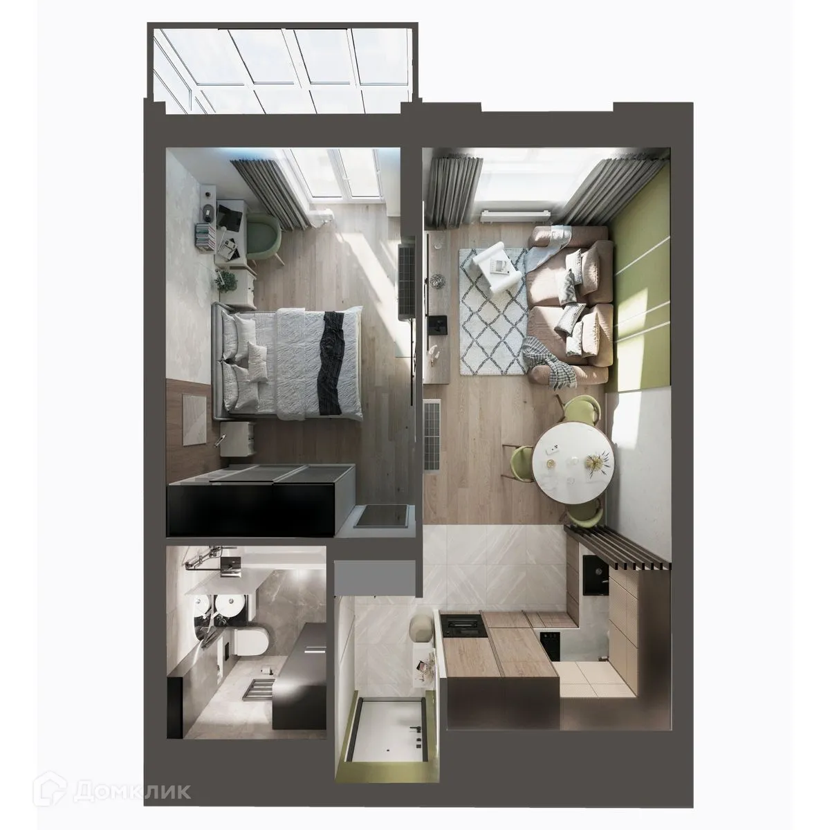 Фото квартиры в ЖК Кислород