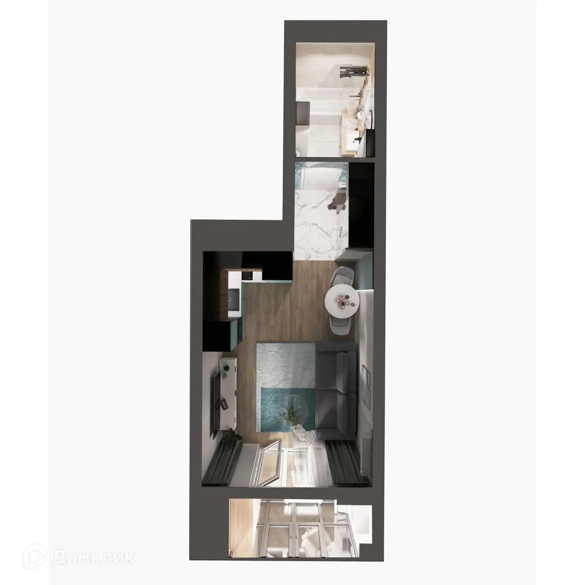 Фото квартиры в ЖК Кислород