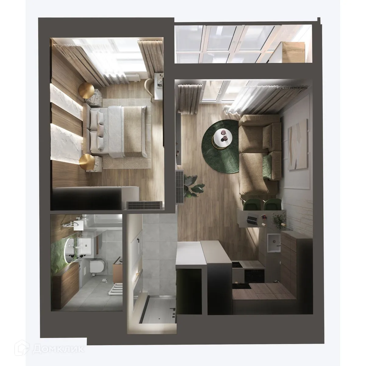 Фото квартиры в ЖК Кислород