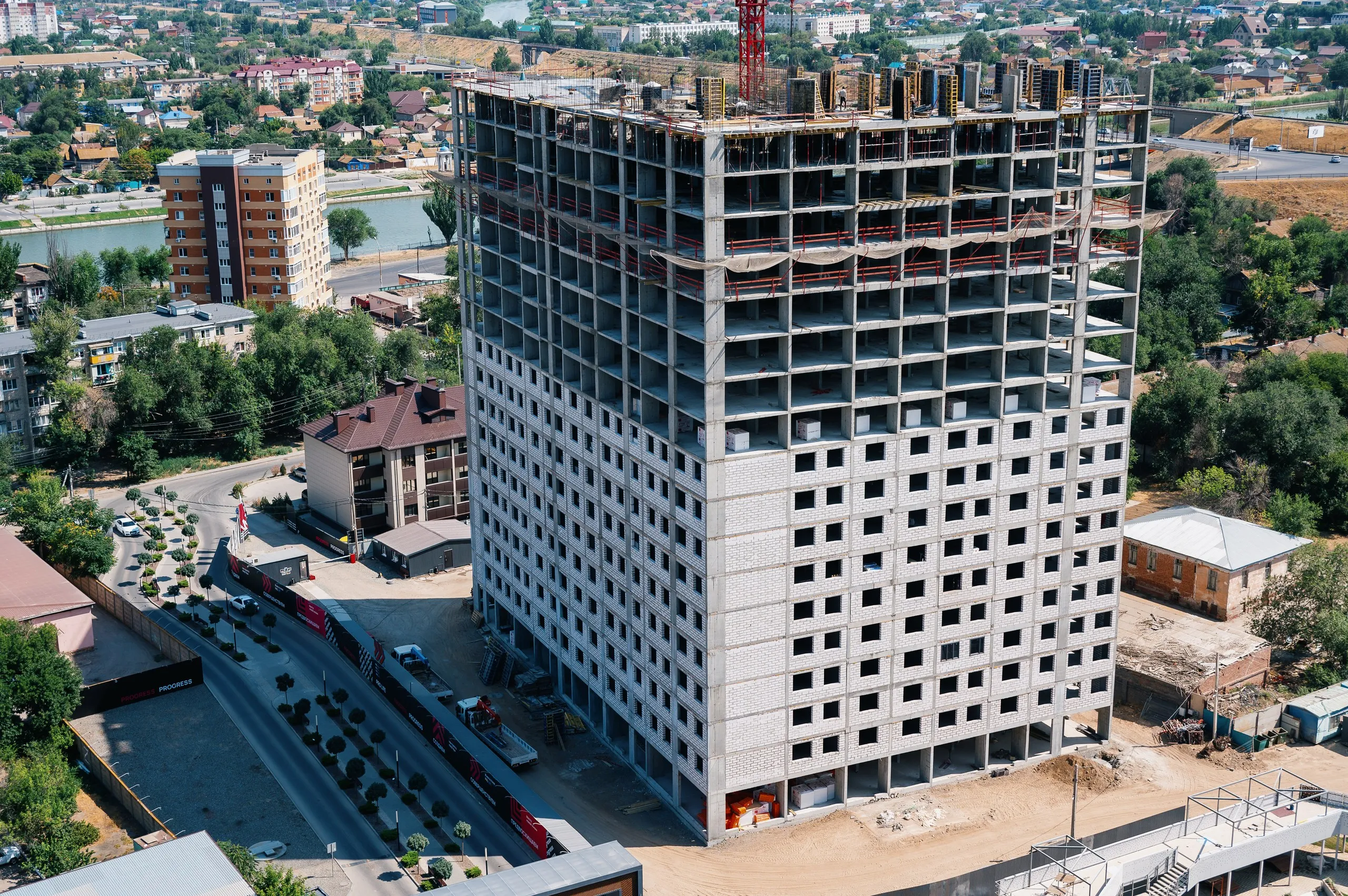 ЖК "ПРОГРЕСС Приволжский затон" ход строительства