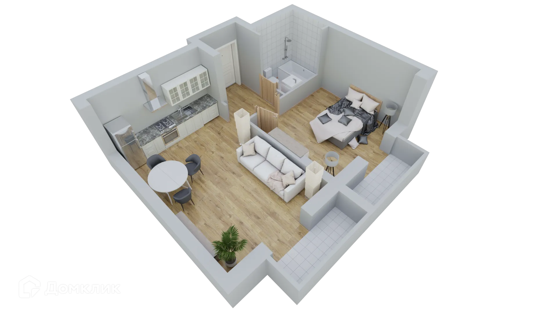 Фото квартиры в ЖК Солнечный Город