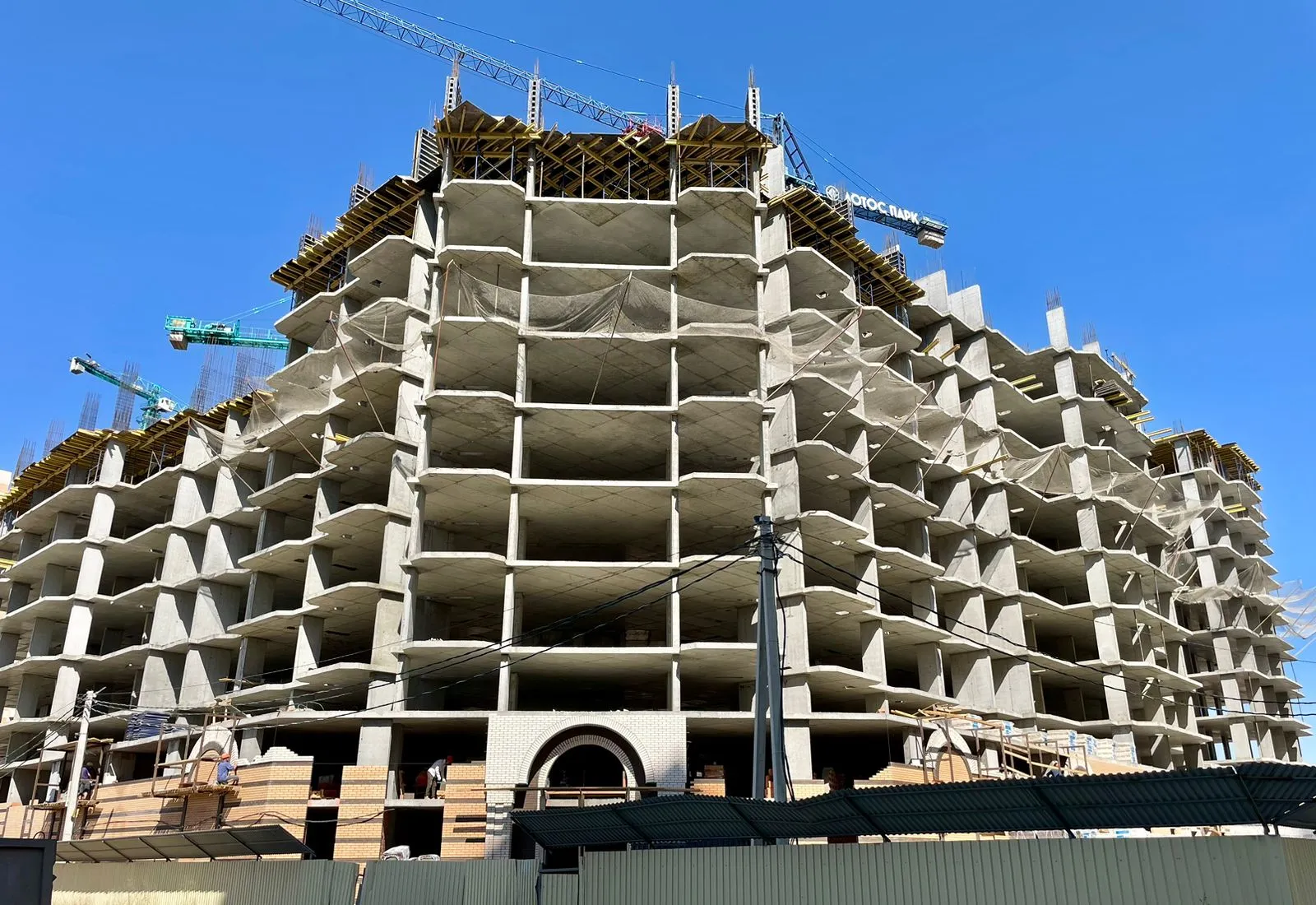 ЖК Клубный квартал "Лотос Парк" ход строительства