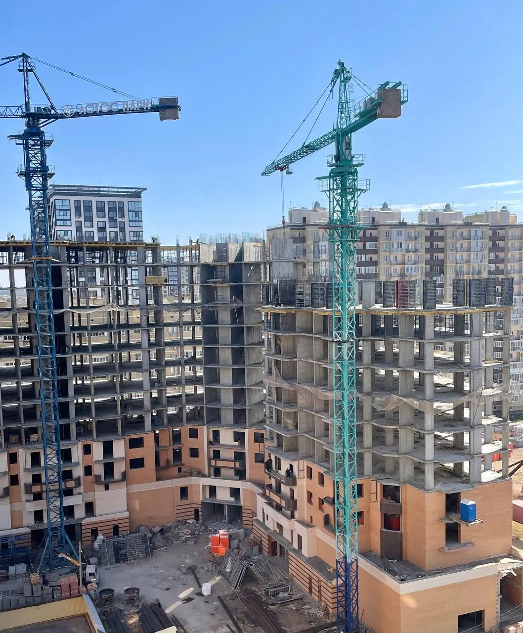 ЖК Клубный квартал "Лотос Парк" ход строительства