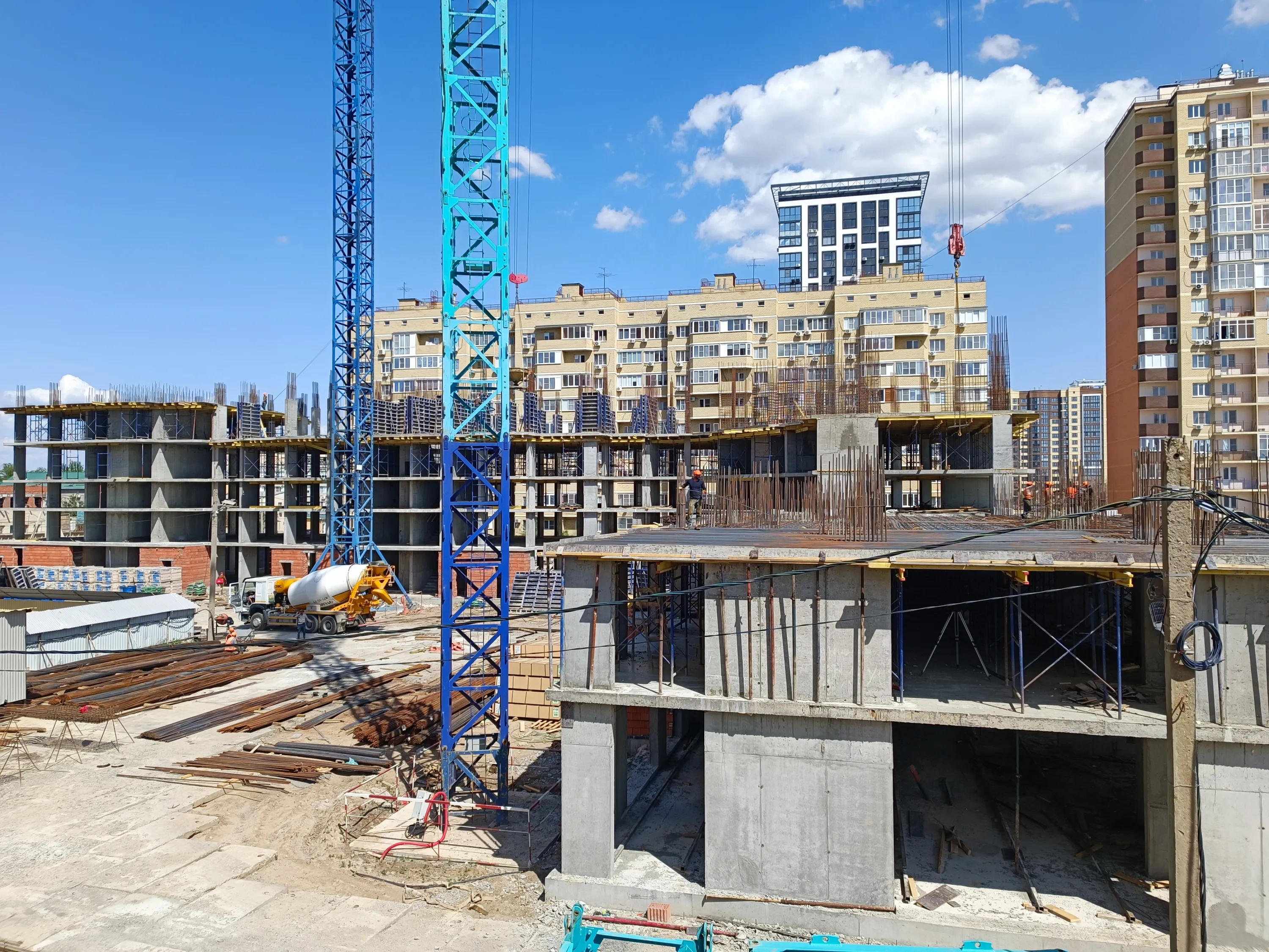 ЖК Клубный квартал "Лотос Парк" ход строительства